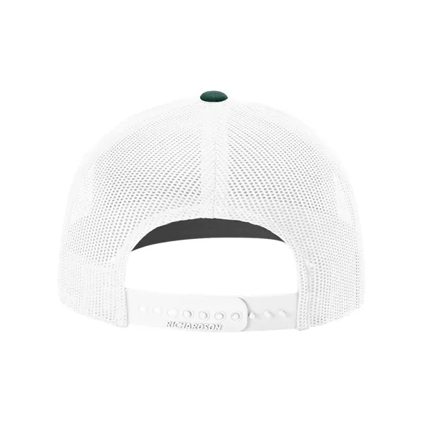 Trucker snapback cap made of polyester/cotton with a mesh back and... from ASI 84358 S&S Activewear