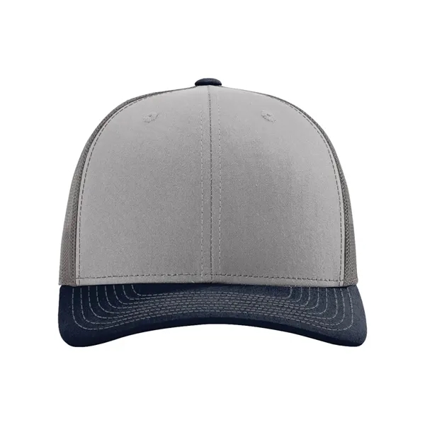 Trucker snapback cap made of polyester/cotton with a mesh back and... from ASI 84358 S&S Activewear