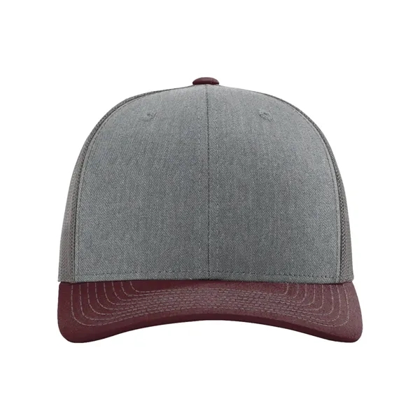 Trucker snapback cap made of polyester/cotton with a mesh back and... from ASI 84358 S&S Activewear