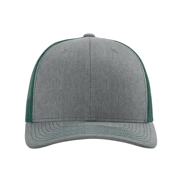 Trucker snapback cap made of polyester/cotton with a mesh back and... from ASI 84358 S&S Activewear