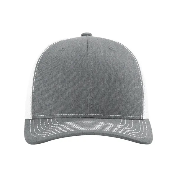 Trucker snapback cap made of polyester/cotton with a mesh back and... from ASI 84358 S&S Activewear