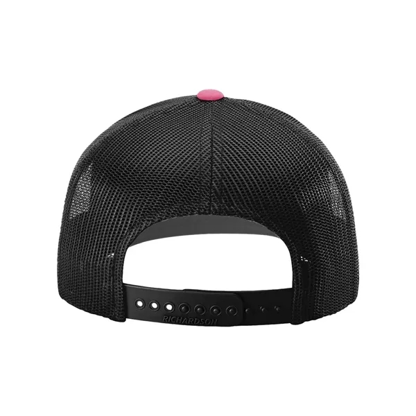 Trucker snapback cap made of polyester/cotton with a mesh back and... from ASI 84358 S&S Activewear