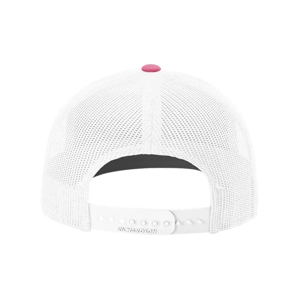 Trucker snapback cap made of polyester/cotton with a mesh back and... from ASI 84358 S&S Activewear