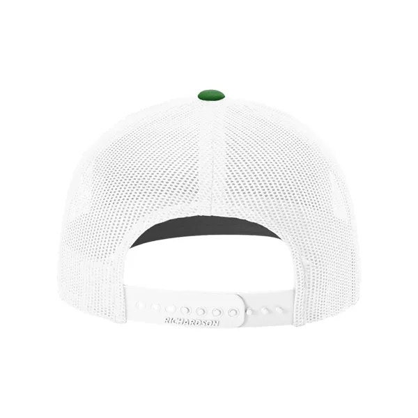 Trucker snapback cap made of polyester/cotton with a mesh back and... from ASI 84358 S&S Activewear