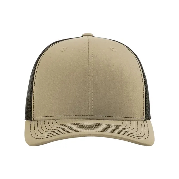 Trucker snapback cap made of polyester/cotton with a mesh back and... from ASI 84358 S&S Activewear