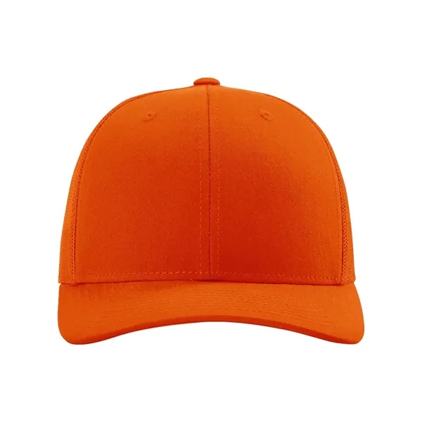 Trucker snapback cap made of polyester/cotton with a mesh back and... from ASI 84358 S&S Activewear