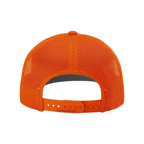 Trucker snapback cap made of polyester/cotton with a mesh back and... from ASI 84358 S&S Activewear
