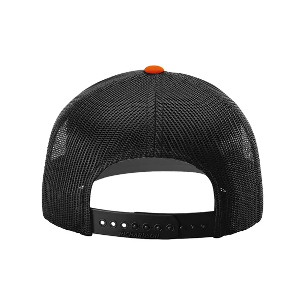 Trucker snapback cap made of polyester/cotton with a mesh back and... from ASI 84358 S&S Activewear