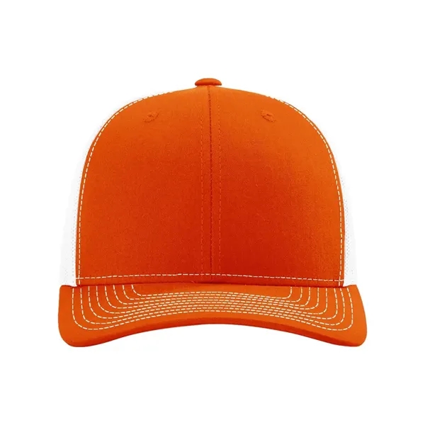 Trucker snapback cap made of polyester/cotton with a mesh back and... from ASI 84358 S&S Activewear