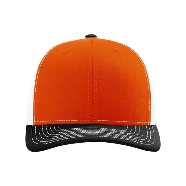 Trucker snapback cap made of polyester/cotton with a mesh back and... from ASI 84358 S&S Activewear