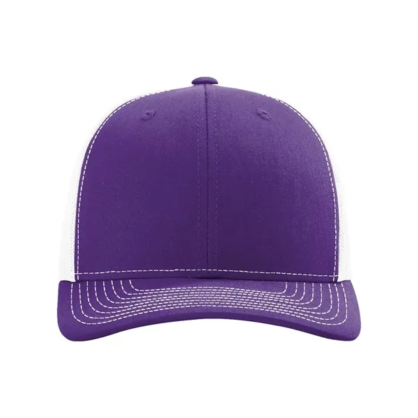 Trucker snapback cap made of polyester/cotton with a mesh back and... from ASI 84358 S&S Activewear