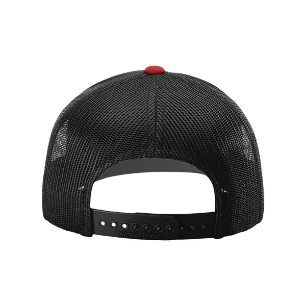 Trucker snapback cap made of polyester/cotton with a mesh back and... from ASI 84358 S&S Activewear