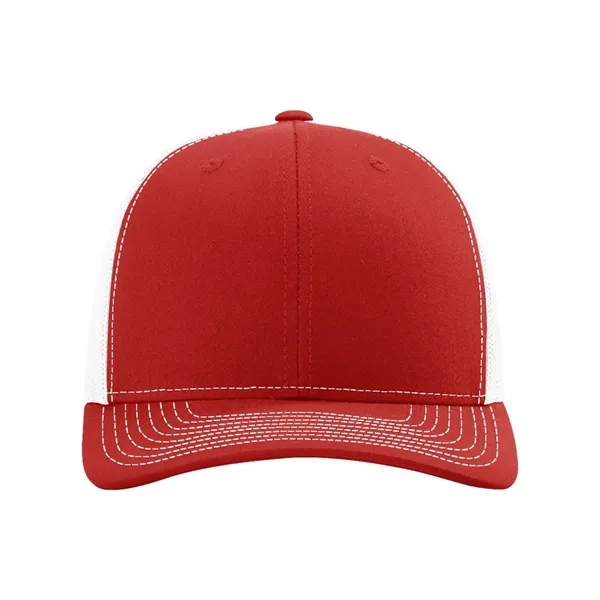 Trucker snapback cap made of polyester/cotton with a mesh back and... from ASI 84358 S&S Activewear