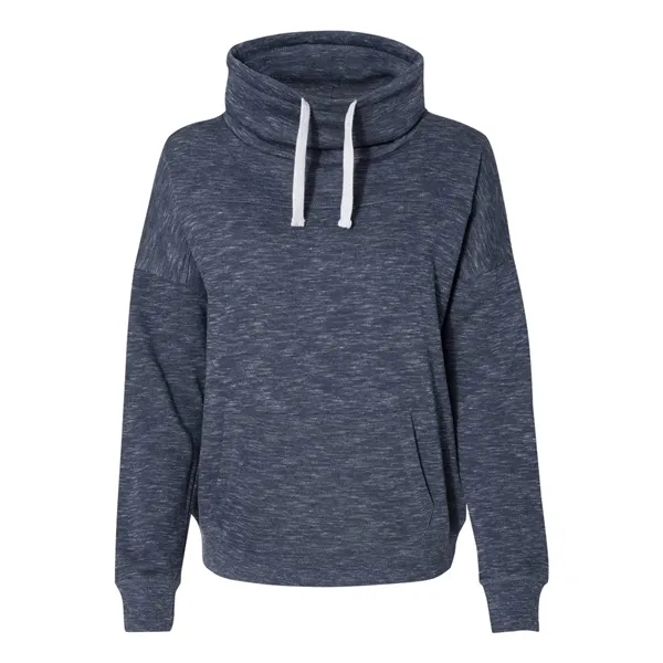 Women's Melange Fleece Cowlneck Pullover... from ASI 84358 S&S Activewear