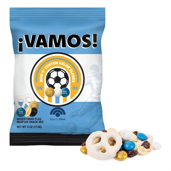 Soccer M&M'S Snack Mix - 4 oz Digibag... from ASI 44900 NC Custom (CI/Lanco) / Chocolate Inn