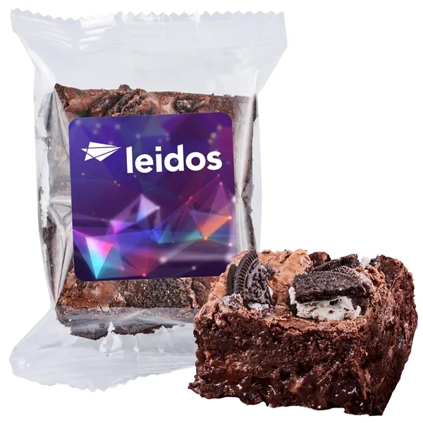 3.5 oz. Freshly baked brownies in 3 flavors.... from ASI 71685 Midnite Snax® / Dana's Bakery