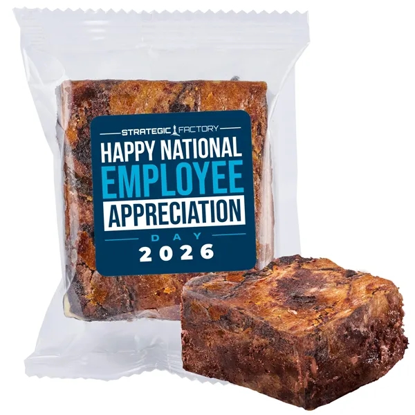 3.5 oz. Freshly baked brownies in 3 flavors.... from ASI 71685 Midnite Snax® / Dana's Bakery