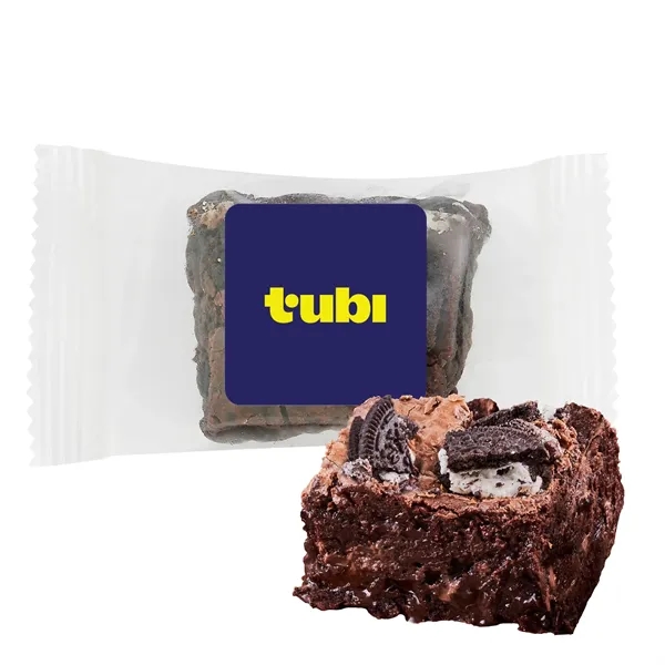 0.375 oz. Freshly baked bite size brownies in 3 flavors.... from ASI 71685 Midnite Snax® / Dana's Bakery