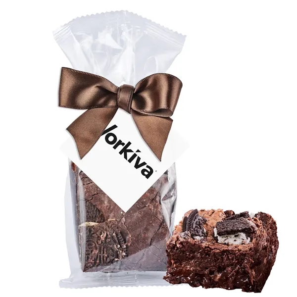 Individual wrapped fresh baked 3.5 oz brownies available in 3 flavors.... from ASI 71685 Midnite Snax® / Dana's Bakery