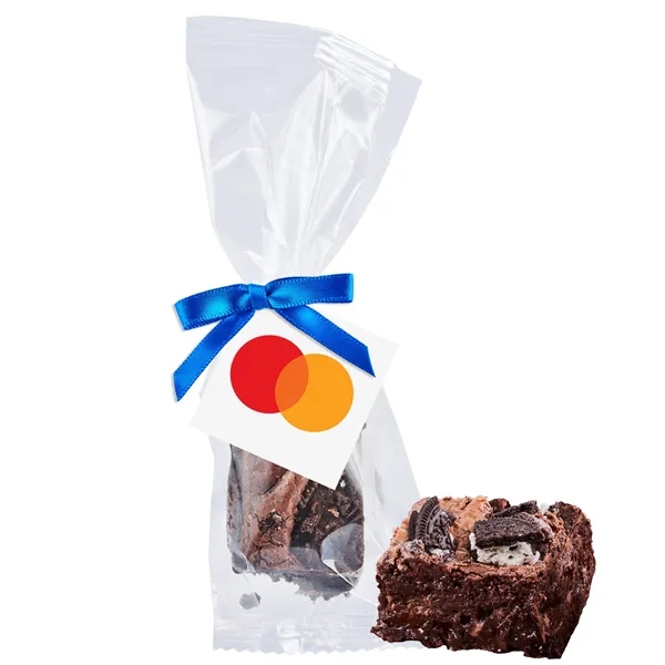 Individual wrapped fresh baked .375 oz brownies available in 3 flavors.... from ASI 71685 Midnite Snax® / Dana's Bakery
