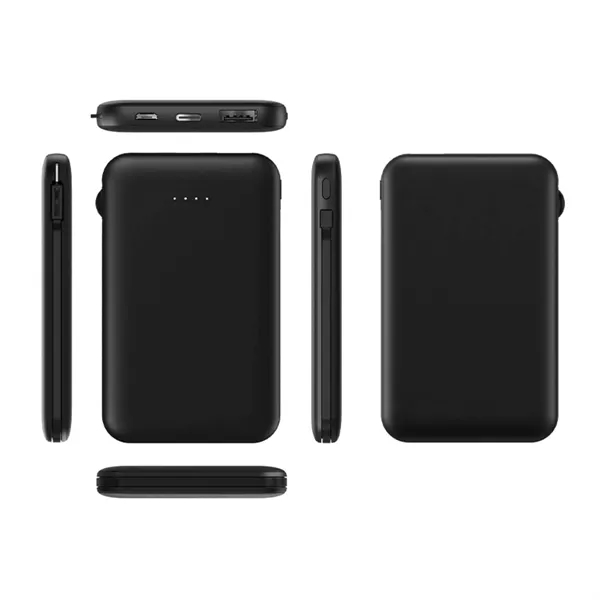 Fast charging power bank with LED indicator - 5000mAh plus 1... from ASI 37218 Athena Promo (tm)