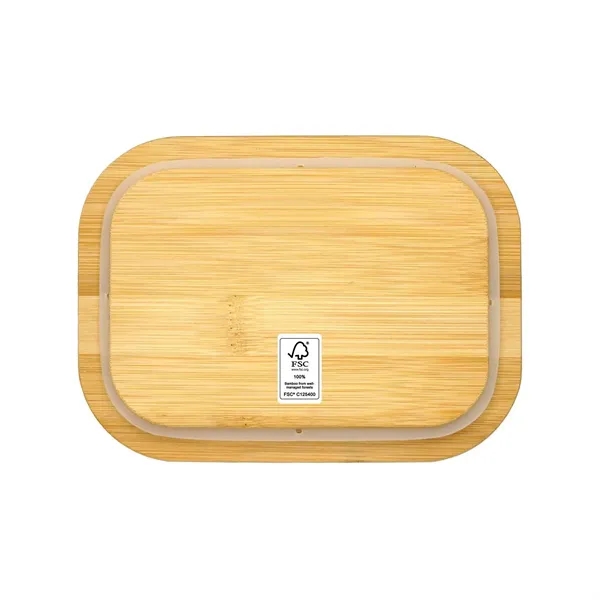 Engraved Bamboo Glass Container... from ASI 30208 A P Specialties / AP Specialties