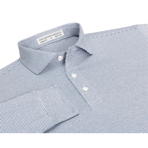 The Burke is a long-sleeved performance jersey knit stripe. UPF 50+... from ASI 38120 Ball Pro / Diversified Quality Kitchenware / Branded Apparel Designs