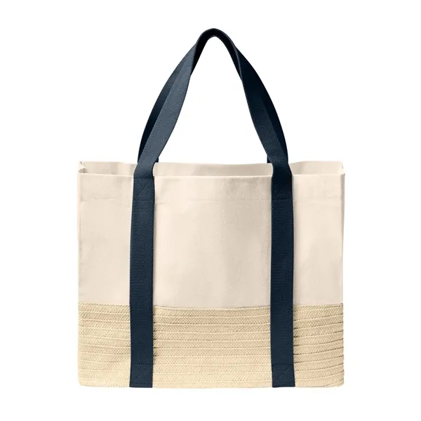 Port Authority® Straw Market Tote... from ASI 30208 A P Specialties / AP Specialties