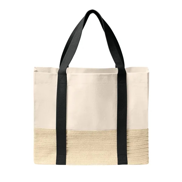Port Authority® Straw Market Tote... from ASI 30208 A P Specialties / AP Specialties
