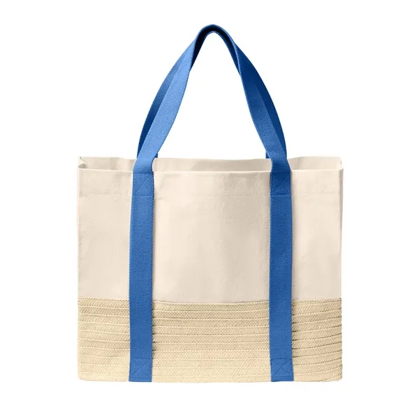 Port Authority® Straw Market Tote... from ASI 30208 A P Specialties / AP Specialties