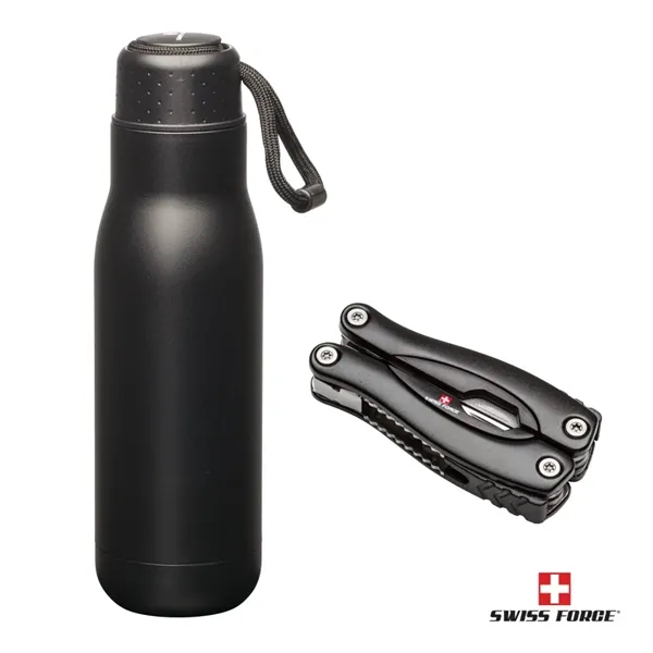 Swiss Force® Bonam Bottle & Multi-Tool Gift Set... from ASI 84592 St Regis Group