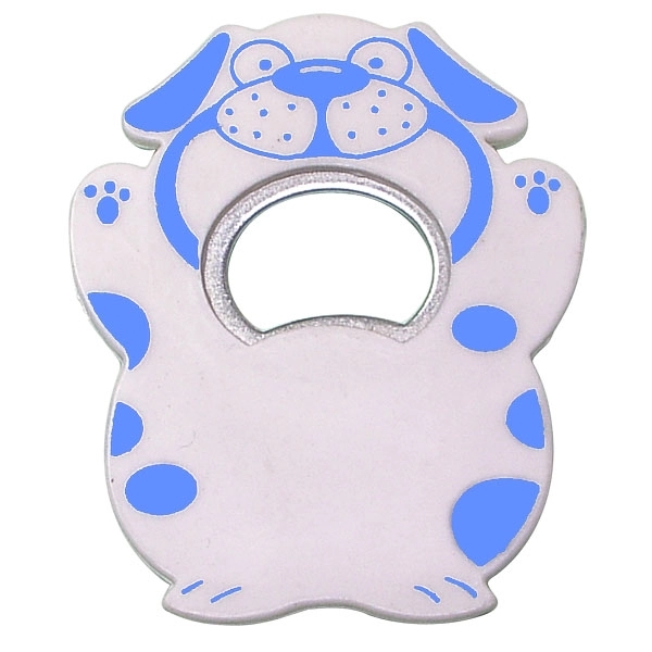 Jumbo size dog shape magnetic bottle opener.... from ASI 74585 Nu Promo International / Nu Promo Line
