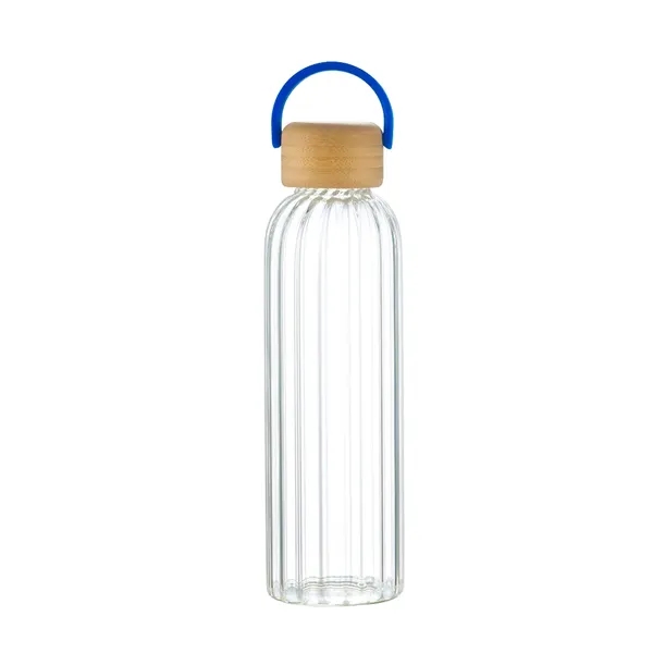21 oz Glass Water Bottle with Bamboo Lid... from ASI 31517 Admart Products