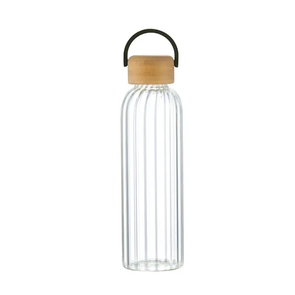 21 oz Glass Water Bottle with Bamboo Lid... from ASI 31517 Admart Products