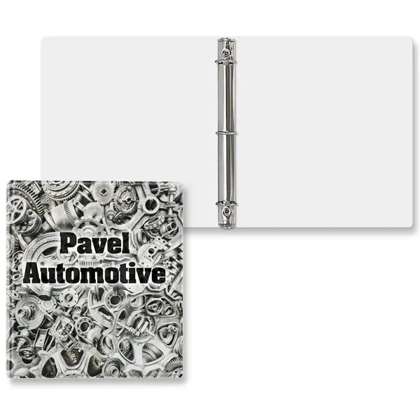 1" Round three ring binder made of vinyl that accommodates a... from ASI 54040 Fey Promo / Fey Binders and Organization Solutions