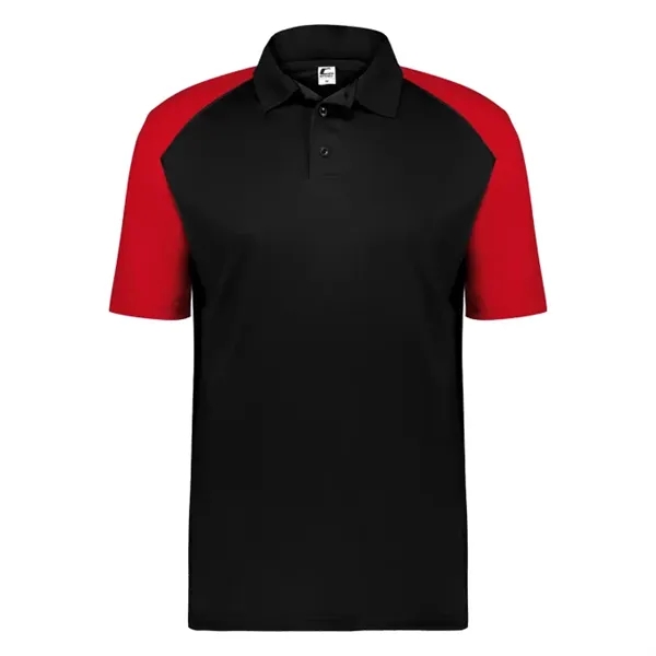 Sport polo with three button placket, solid knit collar, taped back... from ASI 37461 Augusta Sportswear