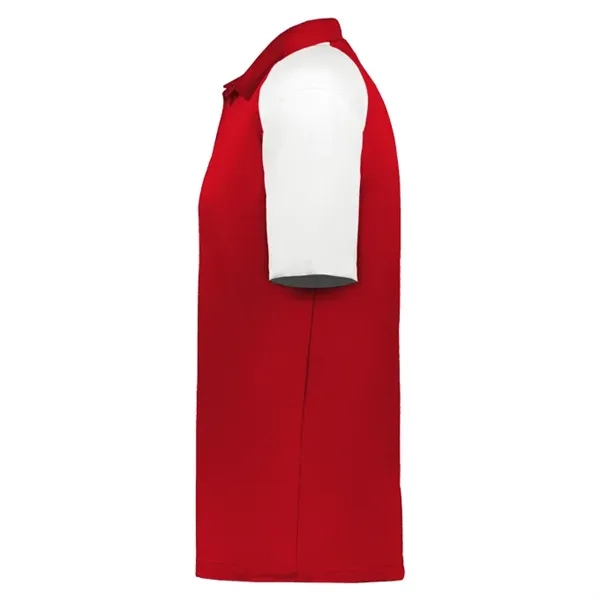 Sport polo with three button placket, solid knit collar, taped back... from ASI 37461 Augusta Sportswear