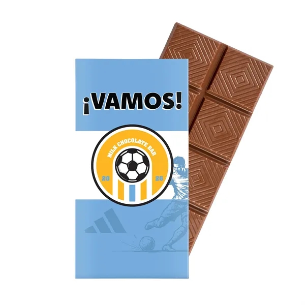 Soccer Three Ounce Wrapper Bar... from ASI 44900 NC Custom (CI/Lanco) / Chocolate Inn