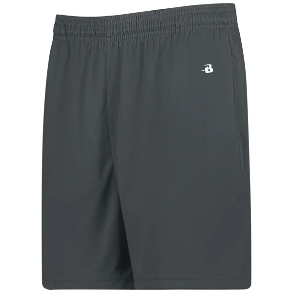 B-Core 5-Inch Inseam Pocketed Shorts with 100% polyester performance fabric.... from ASI 37461 Augusta Sportswear / Badger Sport Badger Sportswear