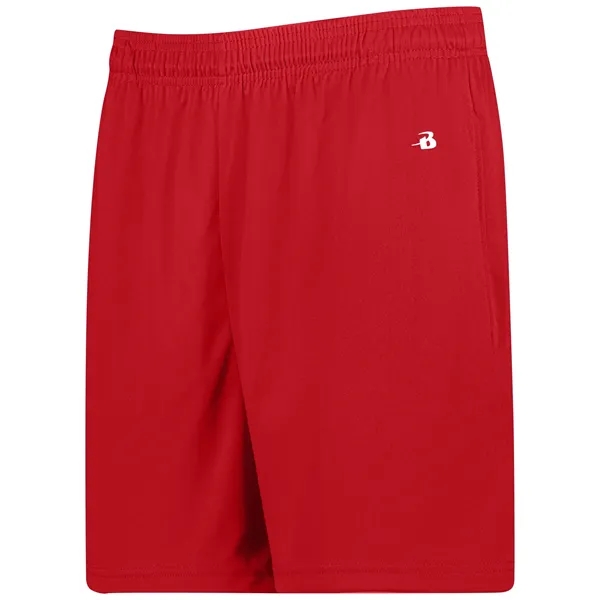 B-Core 5-Inch Inseam Pocketed Shorts with 100% polyester performance fabric.... from ASI 37461 Augusta Sportswear / Badger Sport Badger Sportswear
