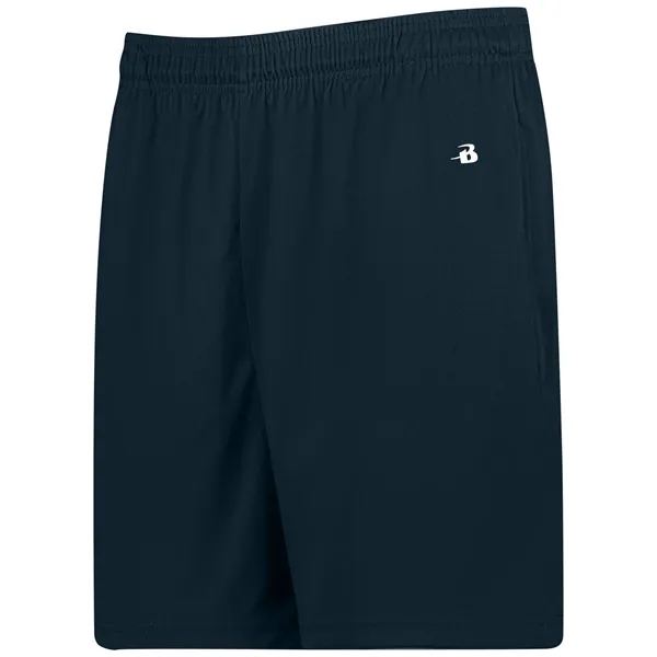 B-Core 5-Inch Inseam Pocketed Shorts with 100% polyester performance fabric.... from ASI 37461 Augusta Sportswear / Badger Sport Badger Sportswear