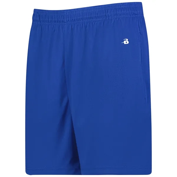 B-Core 5-Inch Inseam Pocketed Shorts with 100% polyester performance fabric.... from ASI 37461 Augusta Sportswear / Badger Sport Badger Sportswear