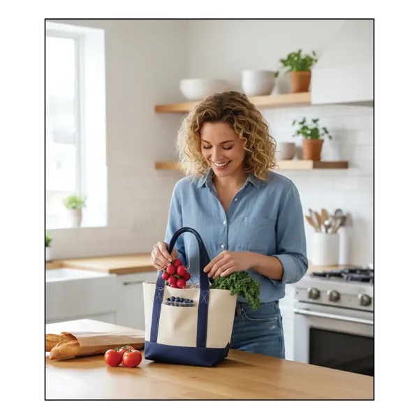 14 oz. mini trader tote bag... from ASI 57655 STOPNGO Line