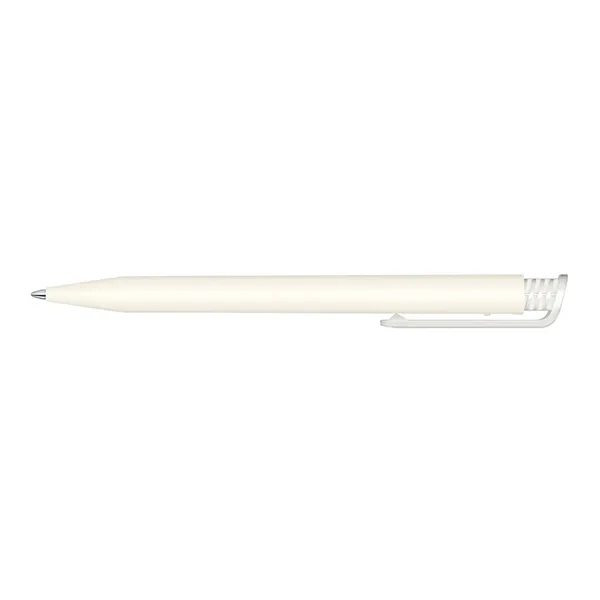 Plunger action ballpoint pen with matte barrel, pocket clip; made of... from ASI 68507 The Magnet Group / Castelli