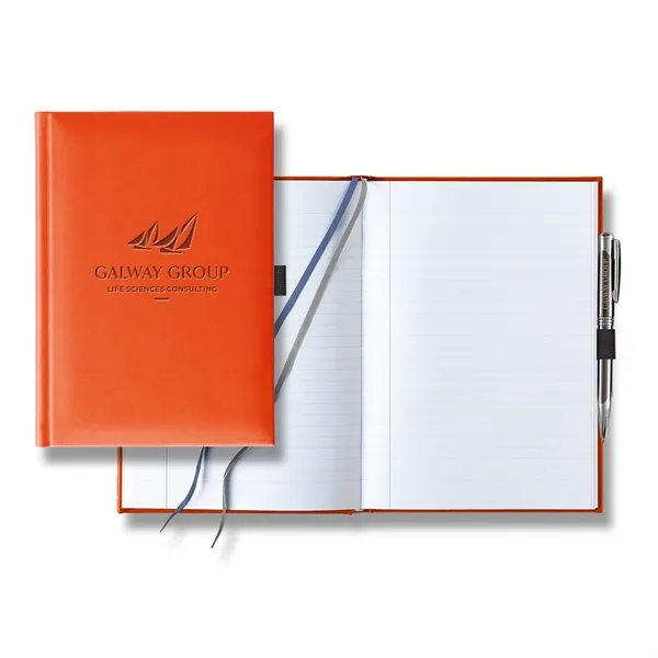 7" x 9 11/16" journal with 256 pages, two ribbon markers,... from ASI 68507 The Magnet Group / Castelli