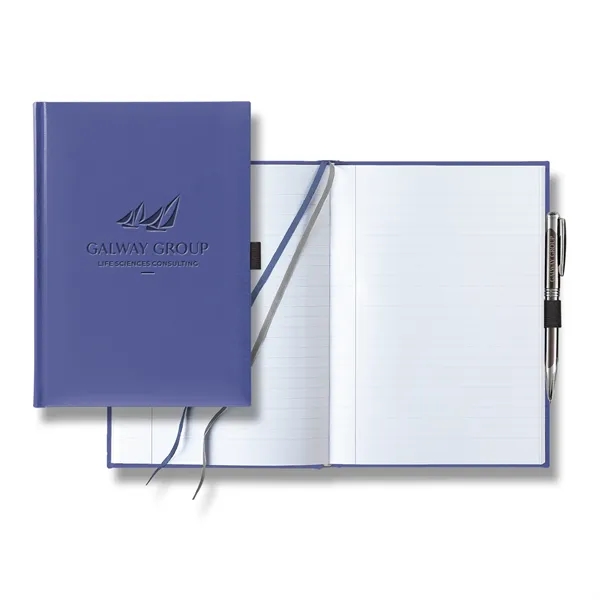 7" x 9 11/16" journal with 256 pages, two ribbon markers,... from ASI 68507 The Magnet Group / Castelli
