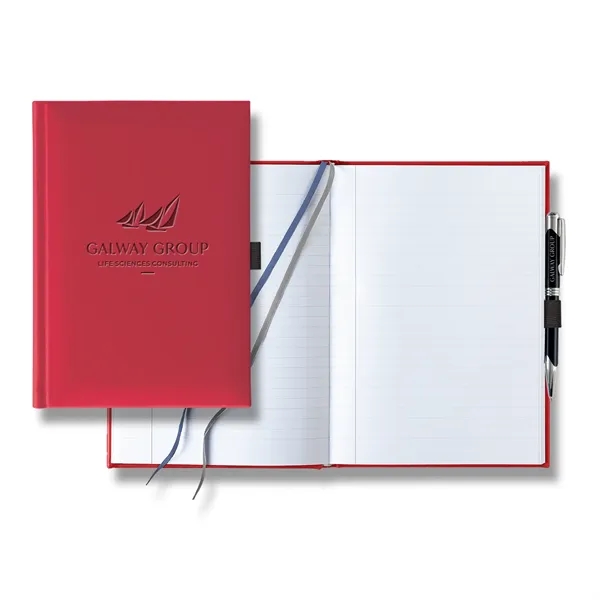 7" x 9 11/16" journal with 256 pages, two ribbon markers,... from ASI 68507 The Magnet Group / Castelli