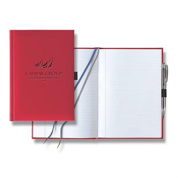 7" x 9 11/16" journal with 256 pages, two ribbon markers,... from ASI 68507 The Magnet Group / Castelli
