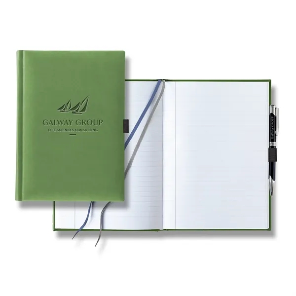 7" x 9 11/16" journal with 256 pages, two ribbon markers,... from ASI 68507 The Magnet Group / Castelli