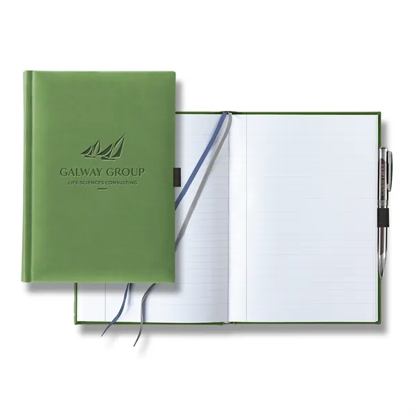 7" x 9 11/16" journal with 256 pages, two ribbon markers,... from ASI 68507 The Magnet Group / Castelli